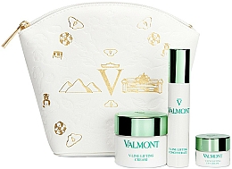 Düfte, Parfümerie und Kosmetik Gesichtspflegeset - Valmont V-Line Lifting Discovery Set (Gesichtscreme 30ml + Augenkonturcreme 5ml + Liftingserum 15ml + Kosmetiktasche)