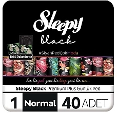 Düfte, Parfümerie und Kosmetik Slipeinlagen 40 St. - Sleepy Bio Naturel Ped Black Normal