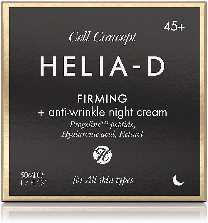 Anti-Falten Nachtcreme für das Gesicht 45+ - Helia-D Cell Concept Cream — Bild N5