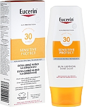 Sonnenschutzende Körperlotion für empfindliche Haut SPF 30 - Eucerin Sun Protection Lotion Extra Light SPF30 — Bild N1
