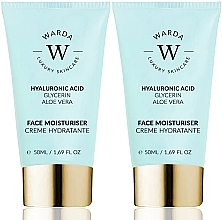 Set - Warda Skin Hydration Boost Hyaluronic Acid Moisturizer (face/cr/2x50ml) — Bild N1