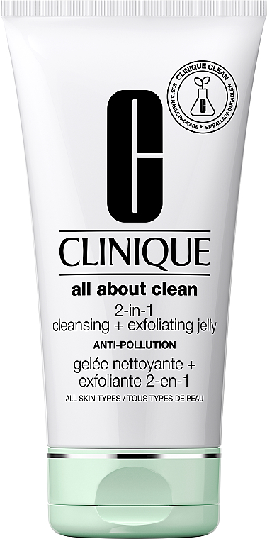 2in1 Gesichtsgelee - Clinique All About Clean 2-in-1 Cleansing + Exfoliating Jelly — Bild N1