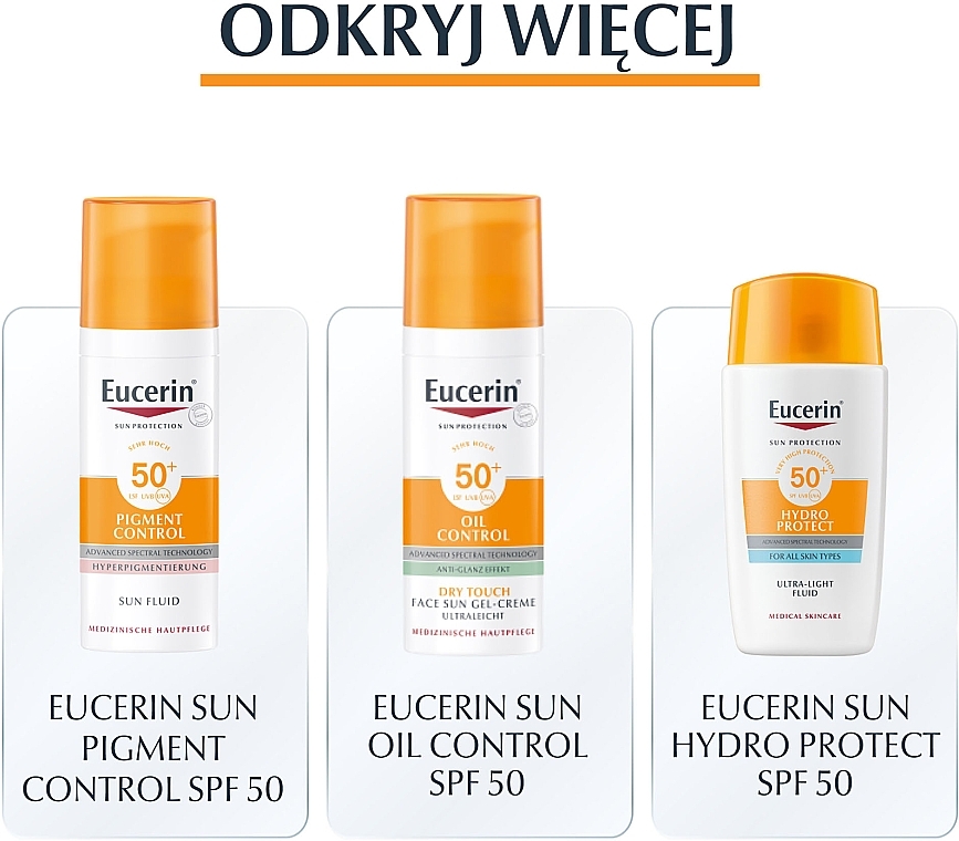 Pflegende Sonnenschutzcreme für trockene und empfindliche Gesichtshaut SPF 50+ - Eucerin Sun Sensitive Protect Cream SPF50+ — Bild N8