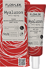 Anti-Falten Augenpflegecreme mit Hyaluron - Floslek Hyaluron Anti-Wrinkle Eye Cream — Bild N1
