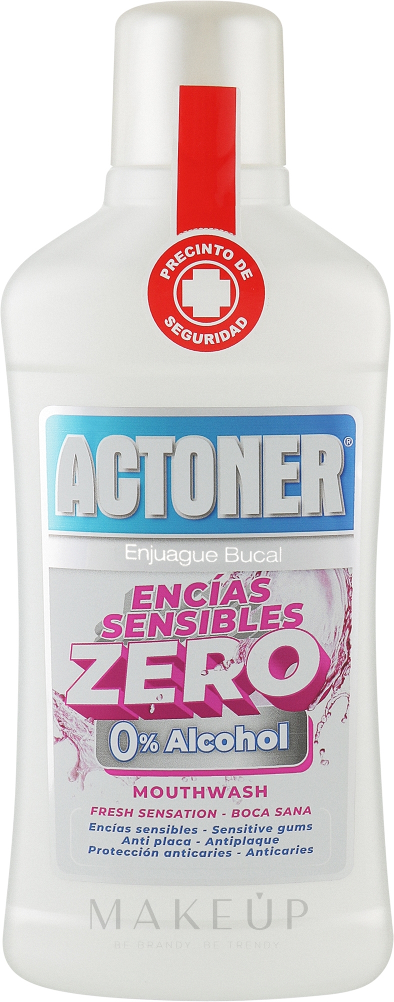 Mundwasser für empfindliches Zahnfleisch - Tulipan Negro Actoner Sensitive Gums Zero Mouthwash — Bild 500 ml