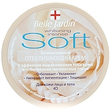 Düfte, Parfümerie und Kosmetik Aufhellende und ausgleichende Creme für Gesicht und Körper gegen Pigmentflecken - Belle Jardin Soft Whitening Intense Cream