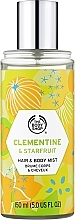 Haar- und Körperspray Clementine & Carambola - The Body Shop Clementine & Starfruit Hair & Body Mist — Bild N1