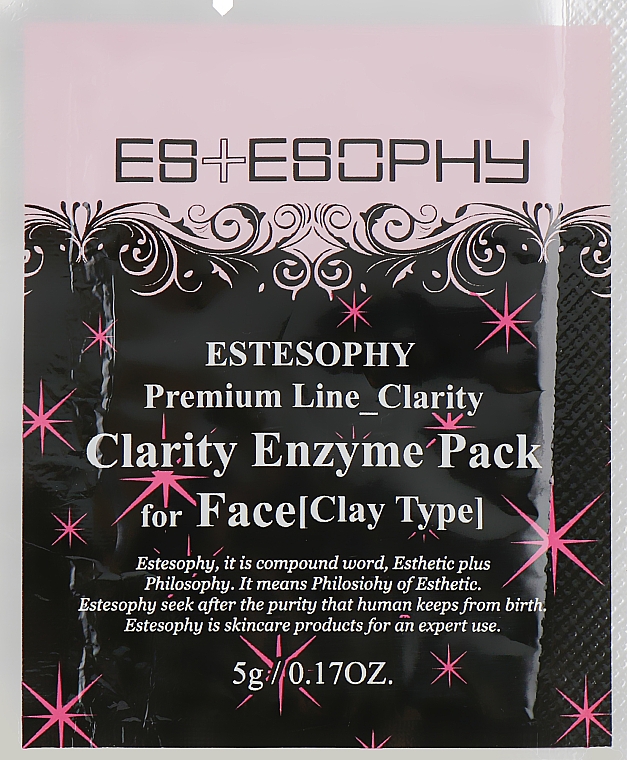 Tiefenreinigungs-Gesichtsmaske - Estesophy Premium Line Clarity Enzyme Pack for Face — Bild N1