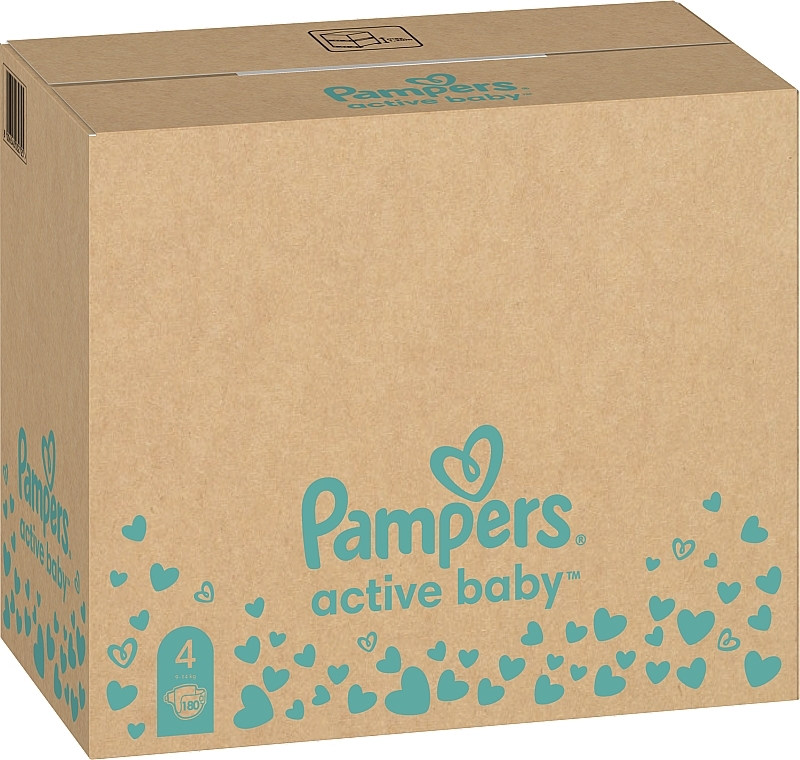 Windeln Pampers Active Baby Maxi 4 (9-14 kg) 180 St. - Pampers — Bild N15