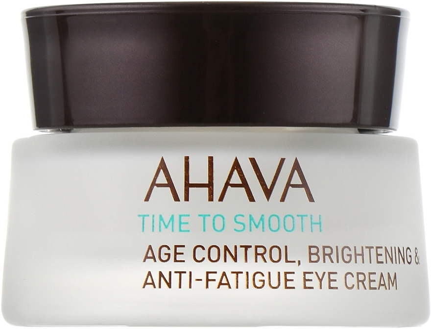 Aufhellende Anti-Falten-Creme für die Haut um die Augen - Ahava Age Control Brightening & Anti-Fatigue Eye Cream (Probe)  — Bild N1