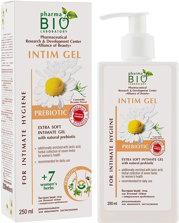 Extra weiches Gel für die Intimhygiene - Pharma Bio Laboratory Intim Gel — Bild N1