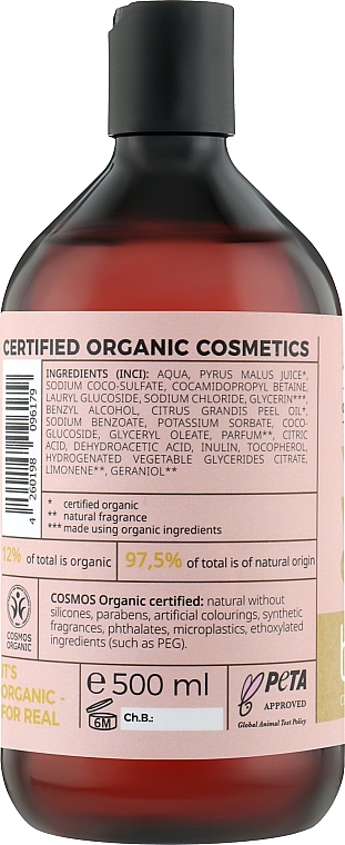Duschgel - Benecos Shower Gel Organic Grapefruit — Bild N2