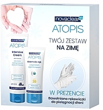 Düfte, Parfümerie und Kosmetik Set - Novaclear Atopis (b/cr/100ml + h/cr/50ml + gloves)