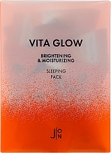 Düfte, Parfümerie und Kosmetik Nachtmaske für das Gesicht mit Vitaminen - J:ON Vita Glow Brightening & Moisturizing Sleeping Pack (Mini) 