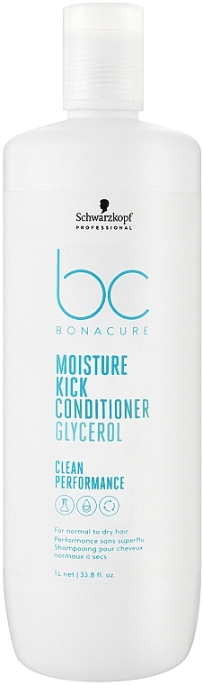 Conditioner für normales und trockenes Haar mit Glycerin - Schwarzkopf Professional Bonacure Moisture Kick Conditioner Glycerol — Bild N2