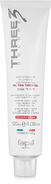 Haarfarbe mit Teebaumöl - Faipa Roma Three Colore Permanent Cream Color (10) — Bild N2