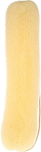 Haarroller 230 mm beige - Ronney Professional Hair Bun With Rubber 063 — Bild N1