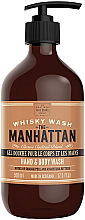 Düfte, Parfümerie und Kosmetik Hand- und Körperwaschgel mit Orangenduft und Angostura Bitters - Scottish Fine Soaps Hand & Body Wash Manhattan Whisky