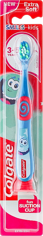 Kinderzahnbürste 3-5 Jahre extra weich Smiles blau - Colgate Smiles Kids Extra Soft — Bild N1