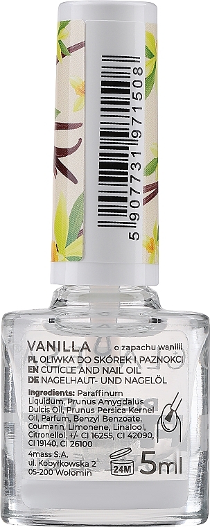 Nagelhautöl Vanille - Claresa Vanilla Cuticle Oil — Bild N2