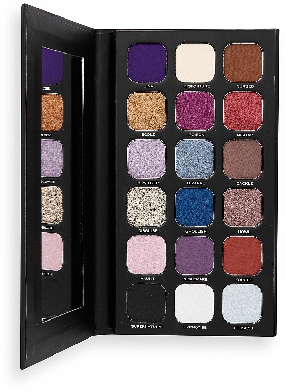 Lidschatten-Palette - I Heart Revolution Book Of Spells Eyeshadow Palette Curses And Hexes — Bild N3