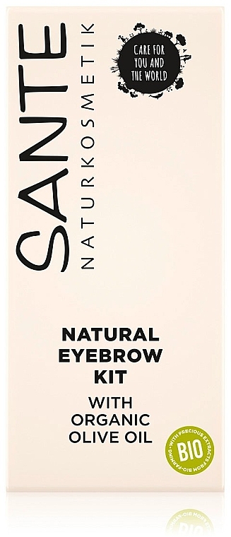 Augenbrauen-Make-up-Set - Sante Natural Natural Eyebrow Kit — Bild N1