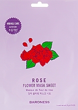 Tuchmaske für das Gesicht Rose - Beauadd Baroness Flower Mask Sheet Rose Flower — Bild N1