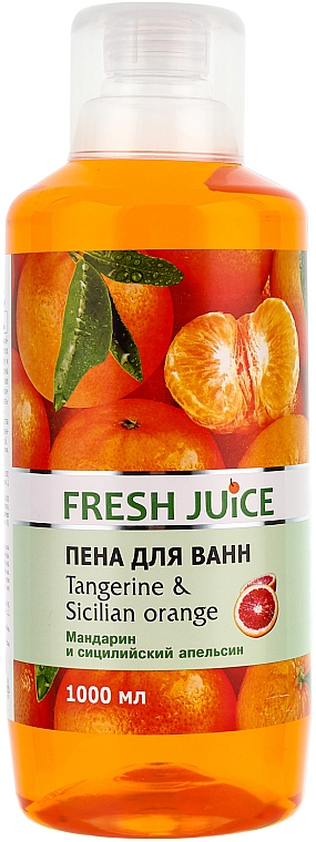 Schaumbad mit Mandarine und sizilianischer Orange - Fresh Juice Tangerine and Sicilian — Bild N1
