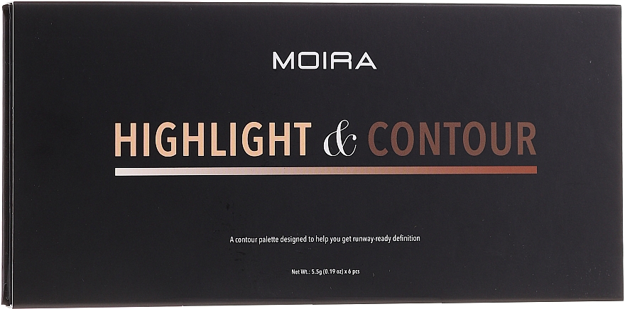 Highlighter- und Konturierpalette - Moira Highlight & Contour Palette — Bild N3