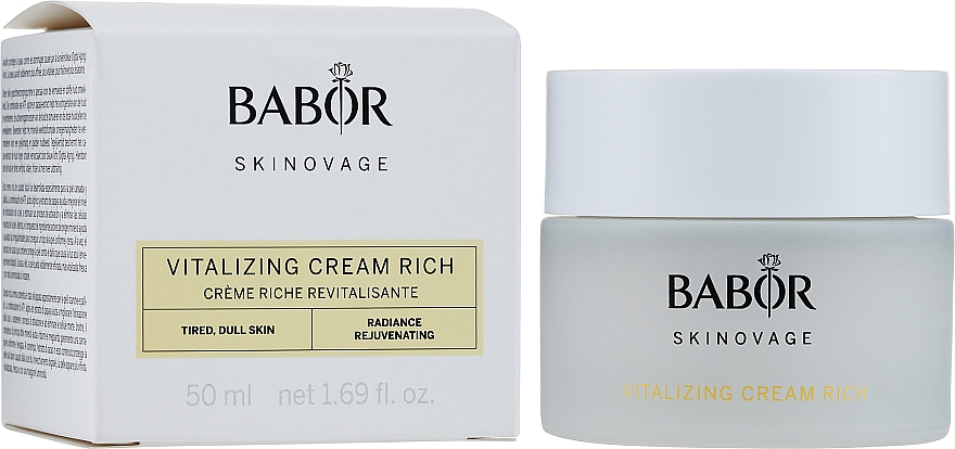 Reichhaltige Gesichtspflegecreme zur Vitalisierung müder Haut - Babor Skinovage Vitalizing Cream Rich — Bild N1
