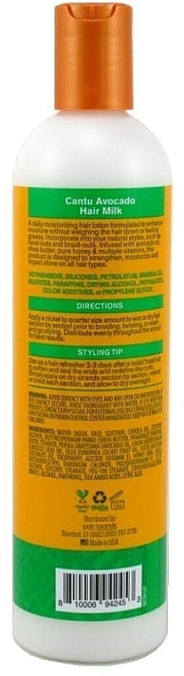 Feuchtigkeitsspendende Haarmilch - Cantu Avocado Hydrating Hair Milk — Bild N2