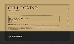 Düfte, Parfümerie und Kosmetik Regenerierende Tuchmaske - MEDIPEEL Cell Toxing Black Caviar Dermajours Repair Mask