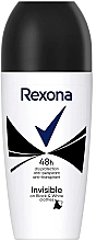 Deo Roll-on - Rexona 48H Invisible On Black And White Clothes — Bild N1