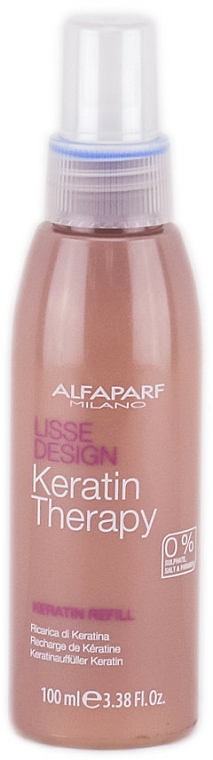 Haarmilch mit Babassuöl und Keratin - Alfaparf Lisse Design Keratin Therapy Refill Milk