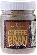 Düfte, Parfümerie und Kosmetik Gesichtspeeling mit Koffein - Hristina Cosmetics Coffee Bran Face Peeling