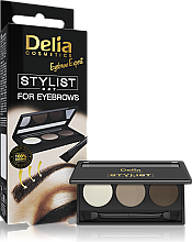 Augenbrauen Lidschatten-Palette - Delia Cosmetics Eyebrow Expert Stylist Set — Foto N2
