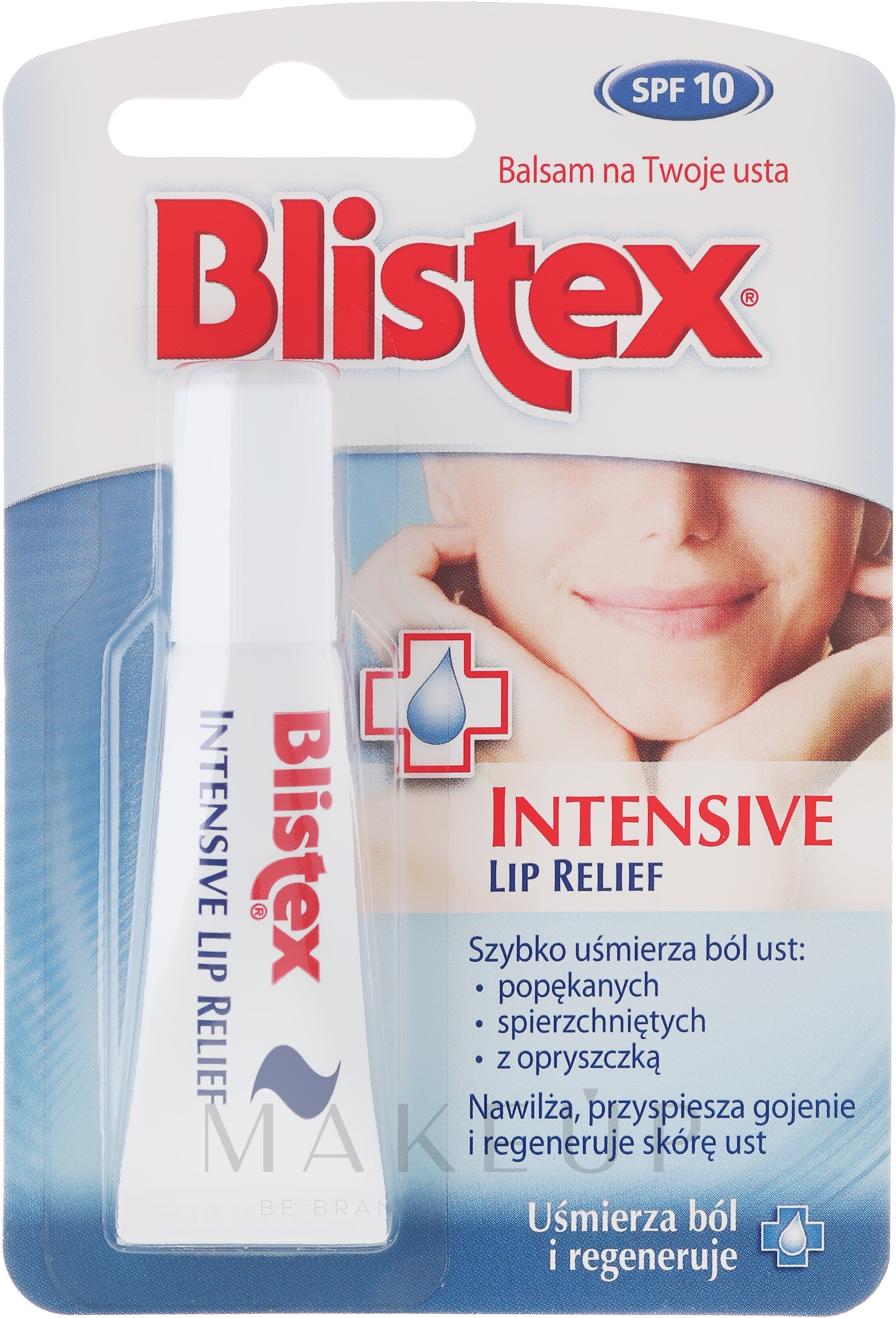 Intensiv pflegender Lippenbalsam - Blistex Intensive Lip Relief Cream — Foto 6 ml