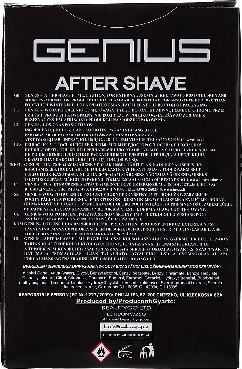 After Shave Lotion - Genius Noir After Shave — Bild N3