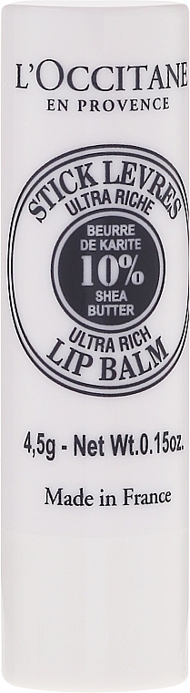 Reichhaltiger Lippenbalsam - L'occitane Ultra Rich Stick Lip Balm — Bild N1