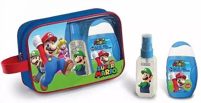Set - Lorenay Super Mario (sh/gel/110ml + b/spray/90ml + bag) — Bild N1