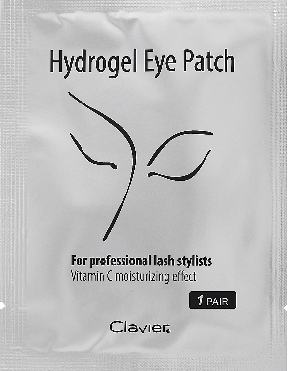 Gel Patch for Lash Extensions - Clavier Hydrogel Eye Patch  — Bild N1