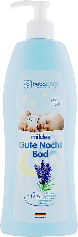 Baby-Badeprodukt - HebaCARE Sleep Well Bath Sensitive — Bild N2