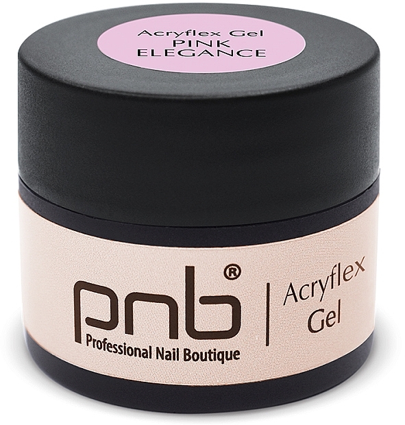 Polygel für Nägel - PNB Acryflex Gel Pink Elegance — Bild N2