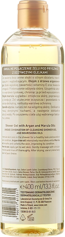 Duschöl mit Argan- & Marulaöl - Lirene Shower Oil Argan + Marula — Bild N2