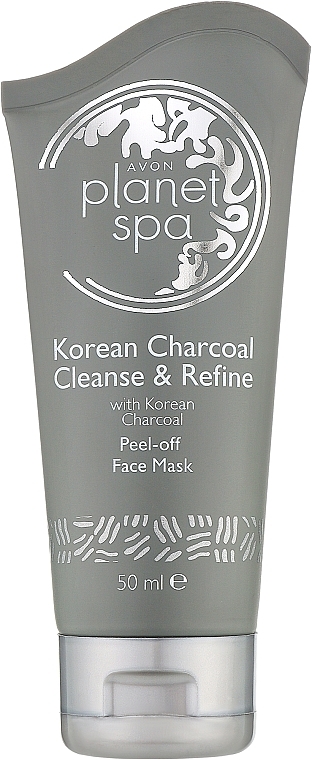 Porentief reinigende Abziehmaske mit koreanischer Aktivkohle - Avon Planet SPA Korean Charcoal Peel-off Face Mask — Bild N1