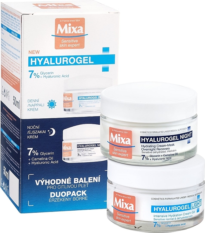 Set - Mixa Hyalurogel Duo (cr/50ml + cr/50ml) — Bild N1