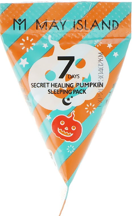 Maske mit Kürbisextrakt für die Nacht - May Island 7 Days Secret Healing Pumpkin Sleeping Pack — Bild N1