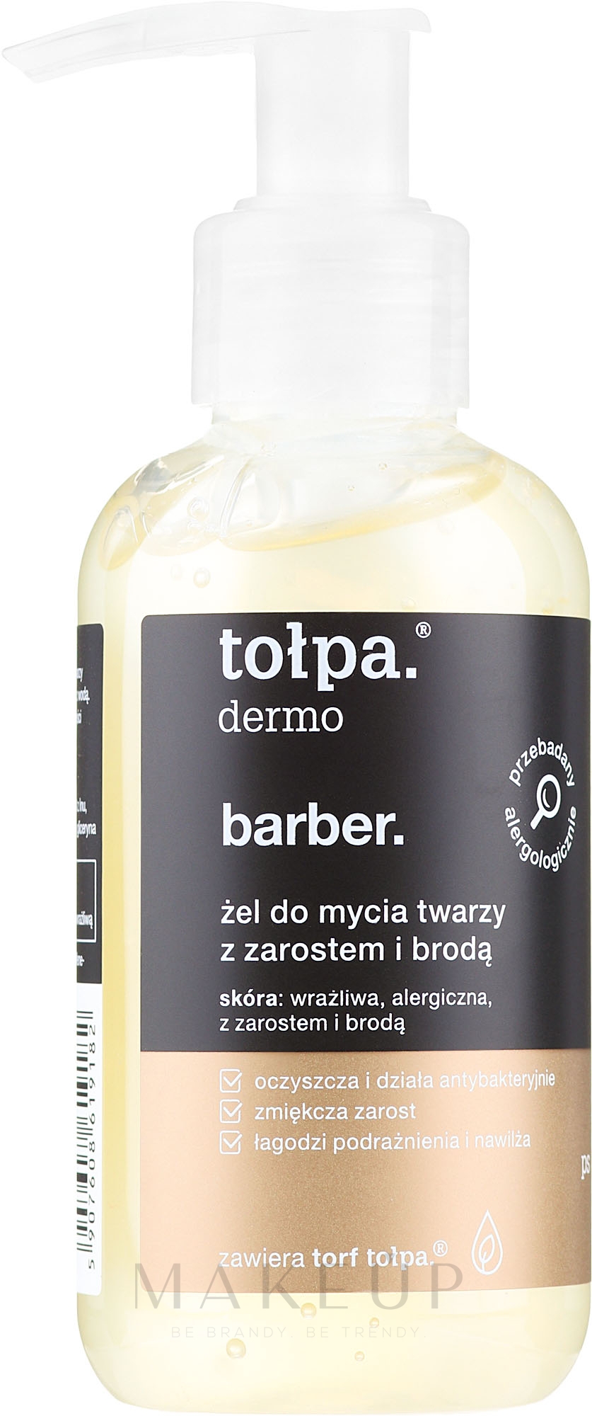 Reinigungsgel für Gesicht und Bart - Tolpa Dermo Man Facial and Beard Gel Wash — Bild 150 ml