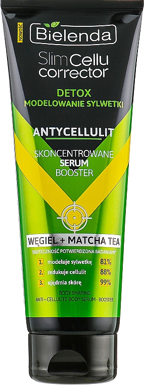 Anti-Cellulite Körperserum mit Matchatee - Bielenda Slim Cellu Corrector Detox Serum Booster