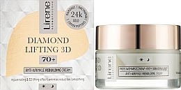 Revitalisierende Gesichtscreme 70+ - Lirene Diamond lifting 3D Cream — Bild N2